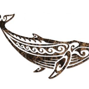EMPERADOR TRIBAL HUMPBACK WHALE 75"x30" (NPT - CM-THW1-75EM)