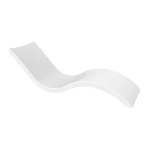 SIGNATURE WATER CHAISE WHITE ***FOR 0-9" OF WATER (LEDGE LOUNGER - LL-SG-C-W)