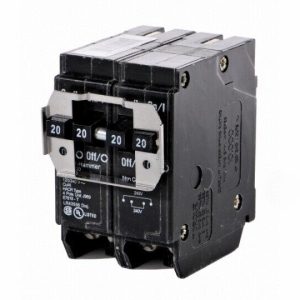 CUTLER HAMMER QUAD DUAL BREAKER 2 POLE 20/20 AMP (EATON CORPORATION - BQ220220)