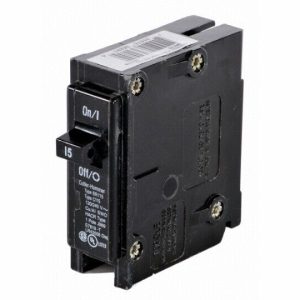CUTLER HAMMER 1 POLE CIRCUIT BREAKER 15 AMP (EATON CORPORATION - BR115)