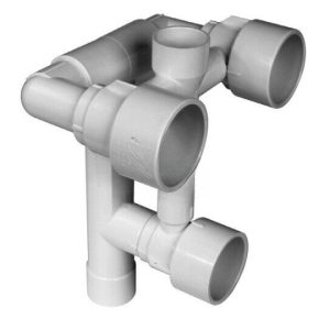 7" 3-JET POLY STORM GUNITE POWER SEAT MANIFOLD (WATERWAY - 210-3420G)