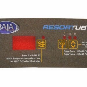 RESORTUB LABEL P1/BLANK/LT/T (80-0208-XA)