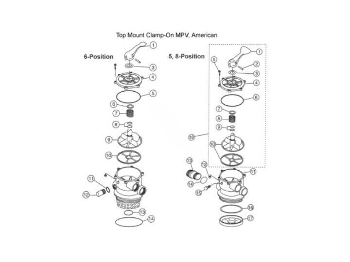 2" MULTIPORT VALVE DIVERTER GASKET (SUPER-PRO - G-417)