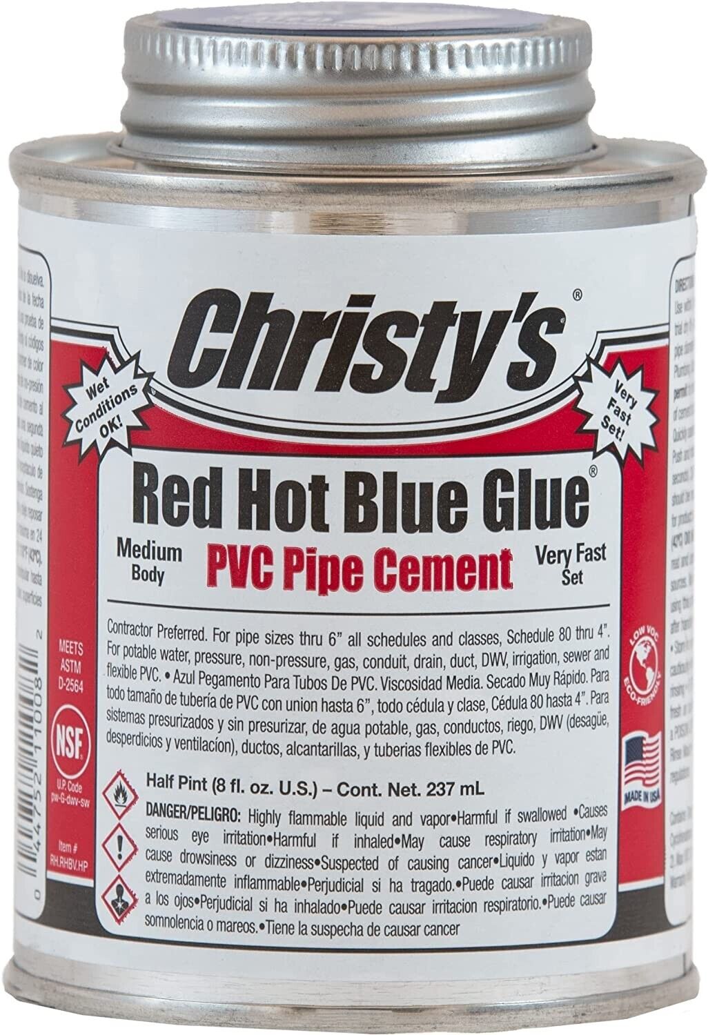 RH-RHBV-PT-24 PT LOW VOC RED HOT BLUE GLUE (IPS CORPORATION - 505199)