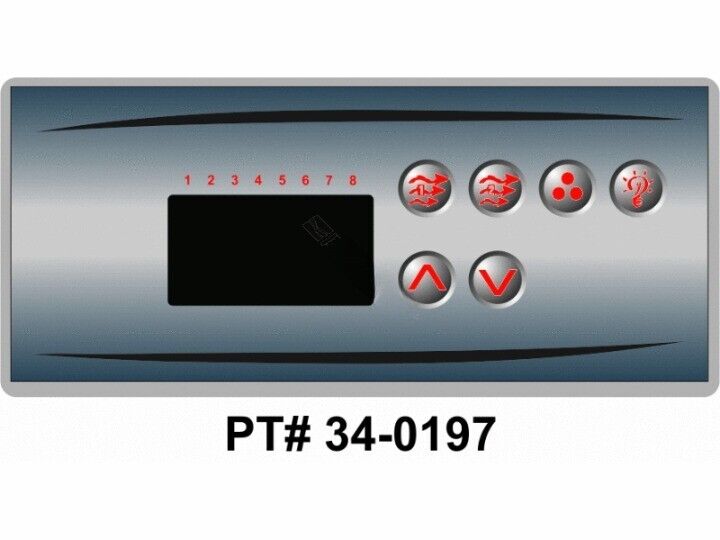 ECO-3 SPASIDE CONTROL PANEL - 10'  CORD (HYDRO-QUIP - 34-0197)