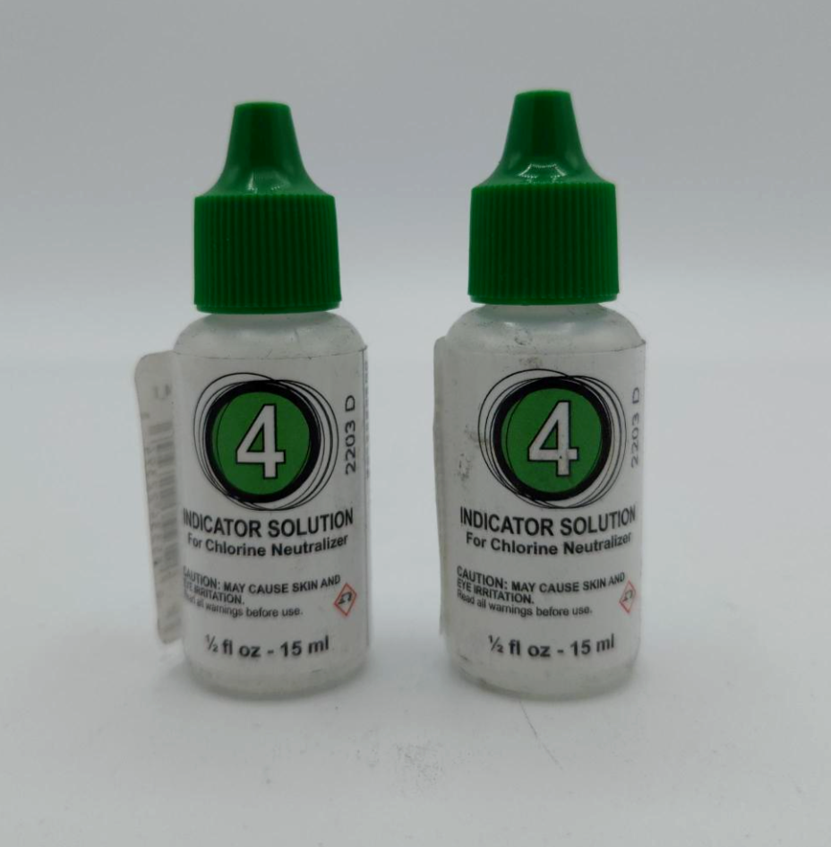 CHLORINE NEUTRALIZER TEST SOLUTION REAGENT #4 - 1/2 OZ 2-PACK(POOLSTYLE - 22394) - Image 2