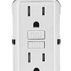 15A WHITE TAMPER RESISTANT GFCI RECEPTACLE (CONSOLIDATED MFG - GF15AWR)