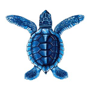 5" BLUE BABY TURTLE A (CUSTOM MOSAICS INC - PORC-ST20A-BL)