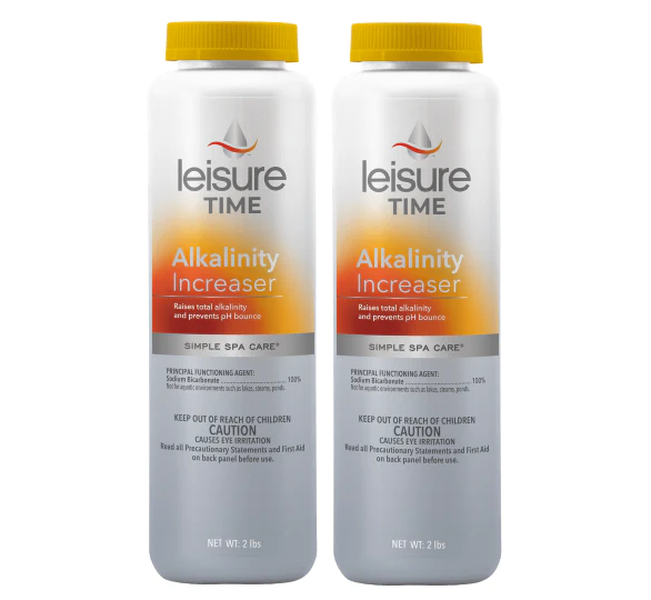 Alkalinity Increaser for Spa & Hot Tub 2LB 2-Pack (Leisure Time  - ALK)
