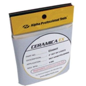 4" ASSORTED CERAMICA EX WET POLISHING KIT (ALPHA PROFESSIONAL TOOLS - EX40KIT)