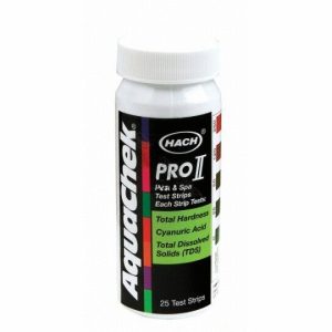 PRO II 4-WAY TEST STRIP - 25 Pack (AQUACHECK - 512084)
