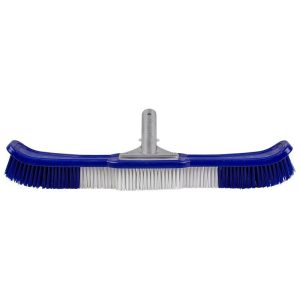 18" POLYPROPYLENE CLASSIC FLEXIBLE BODY POOL BRUSH, ALUM BK (POOLMASTER - 20174)