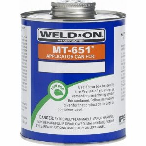 EMPTY GLUE CAN NO CAP - QUART (IPS CORPORATION - 10012)