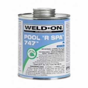747 BLUE POOL 'R SPA MB PVC CEMENT -  8OZ (IPS CORPORATION - 10854)