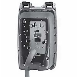 2.25" 1-GANG CLR WEATHERPROOF RECEPTACLE COVER (INTERMATIC INC - WP1000C)