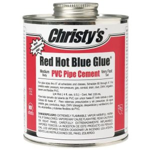 RH-RHBV-QP LOW VOC RED HOT BLUE GLUE - 4OZ (IPS CORPORATION - 505200)