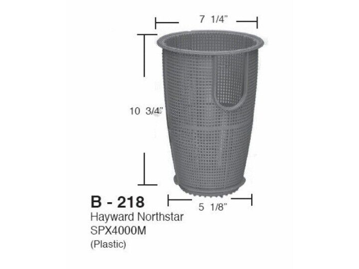 NORTHSTAR STRAINER BASKET (SUPER-PRO - B-218)