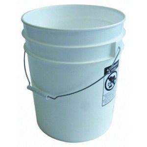 .75 MIL 5 GAL WHITE PAIL NO LOGO (ARGEE CORPORATION - RG5500)