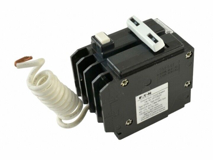 EATON GFCI 2-POLE 20A SELFTEST BR CIRCUIT BREAKER (EATON CORPORATION - GFTCB220)