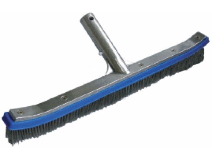 18" STAINLESS STEEL DELUXE ALGAE BRUSH {PS025SS} (POOLSTYLE- K025CB/SS/SCP)