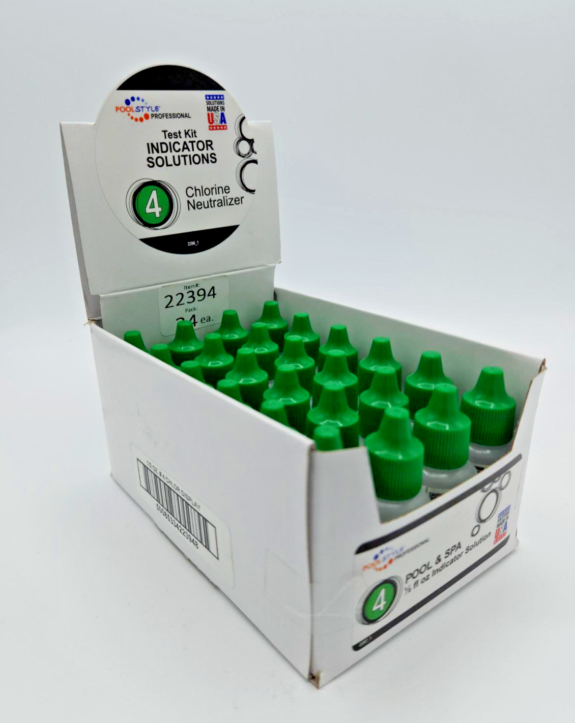 CHLORINE NEUTRALIZER TEST SOLUTION REAGENT #4 - 1/2 OZ 2-PACK(POOLSTYLE - 22394) - Image 4