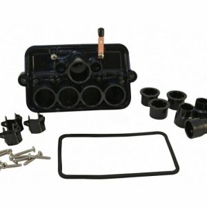 BLACK PLASTIC 5-HOLE JUNCTION BOX (INTERMATIC INC - PJB4175)