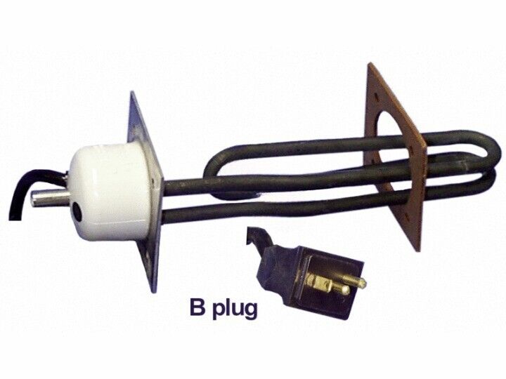 1.5KW 120V 4" X 4" HEATER ELEMENT MOLDED CORD (HYDRO-QUIP - 12-1464-BC-K)