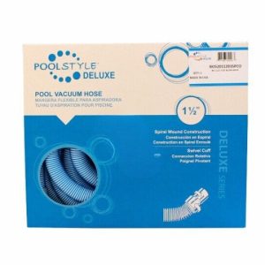 1.5"x25' DELUXE SERIES VAC HOSE W/ SWIVEL CUFF PS780 (POOLSTYLE- BO520112025PCO)