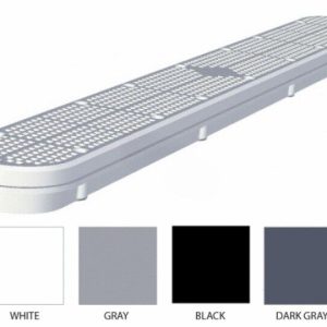 32" DARK GRAY CHANNEL DRAIN COVER & FRAME (CMP - 25506-327-100)