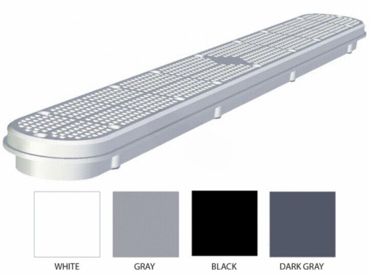 32" DARK GRAY CHANNEL DRAIN COVER & FRAME (CMP - 25506-327-100)