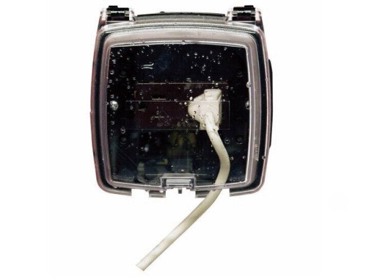 3.25" 2-GANG CLEAR WEATHERPROOF RECEPTACLE COVER - DEEP (INTERMATIC - WP1030C)