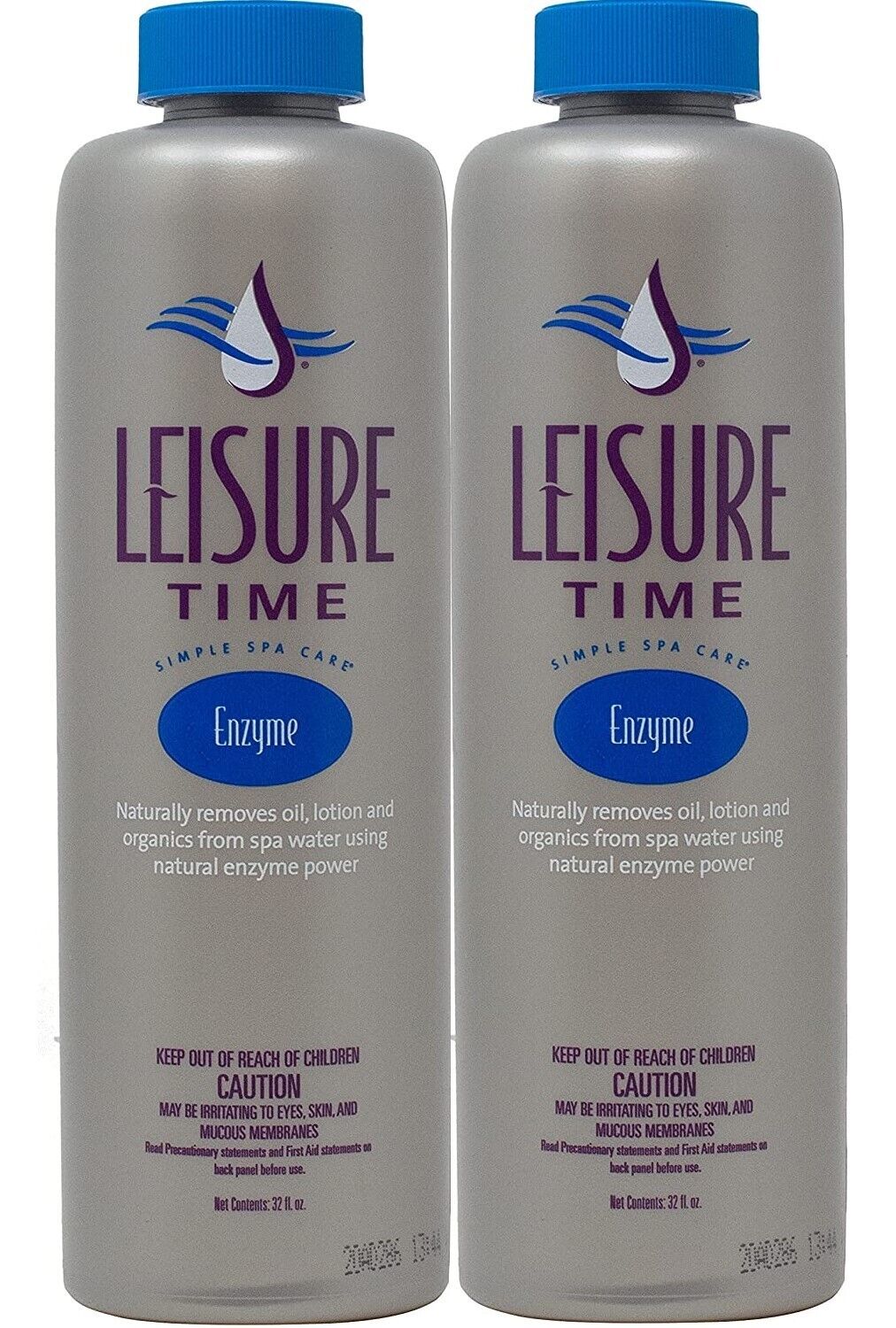 Enzyme Oil/Lotion/Organics Remover Hot Tub - Quart **2 PACK (Leisure Time - SGQ)