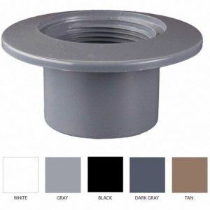 2"SPGX1.5"FPT DARK GRAY INSIDER WALL FITTING (CMP - 25524-207-000)