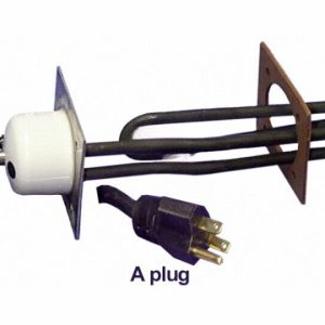 1.5K 120V 4"X4" HEATER ELEMENT W/ NEMA CORD (HYDRO-QUIP - 12-1464-AC-K)