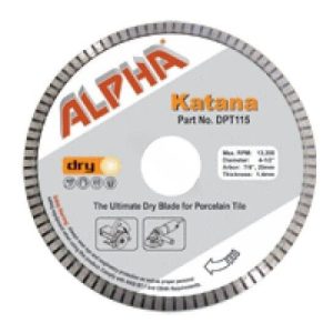 4.5" TURBO KATANA TILE BLADE (ALPHA PROFESSIONAL TOOLS - DPT115)