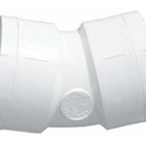 1.5"S SCH40 PVC 22.5^ ELL (LASCO FITTINGS INC - 465-015)