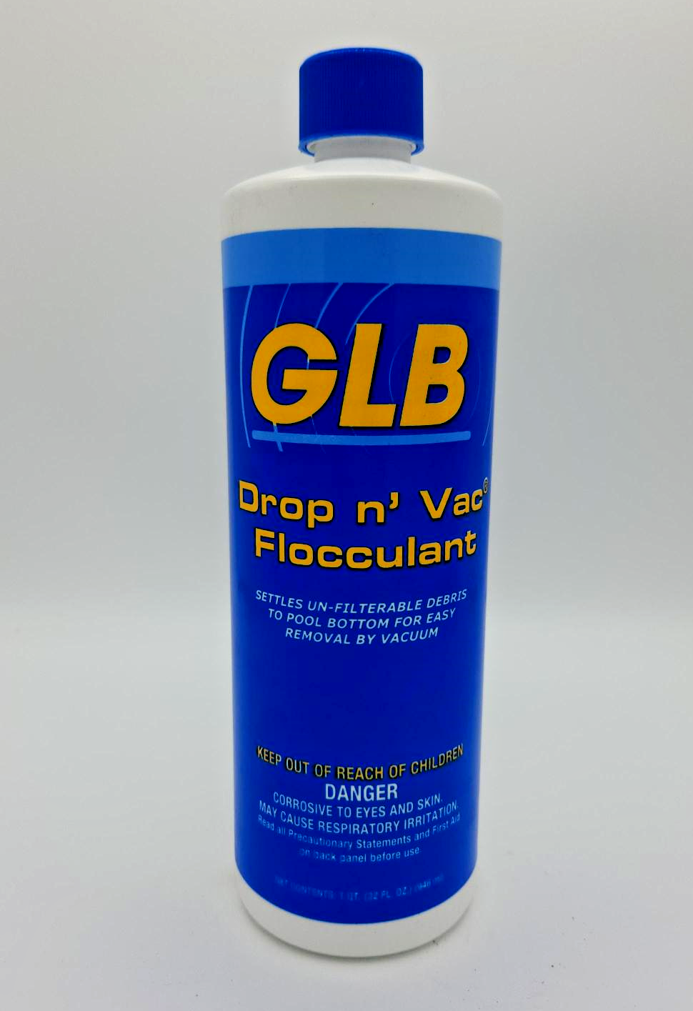 DROP N' VAC ; Flocculant - Debris Settling and Clearing, 32 OZ (GLB - 71408A)