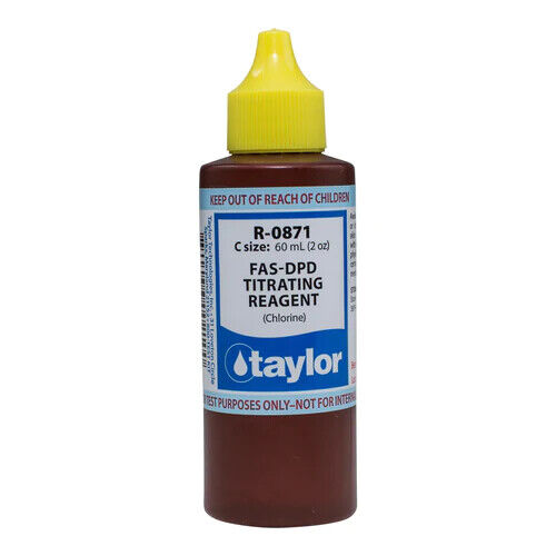 FAS-DPD TITRATING FREE/COMBINED CHLORINE REAGENT - 2OZ (TAYLOR - R-0871-C)