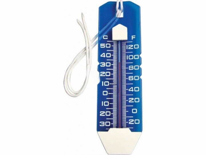 DELUXE JUMBO EZ-READ THERMOMETER W/ CORD {PS151} (POOLSTYLE- K151CBX24/SCP)