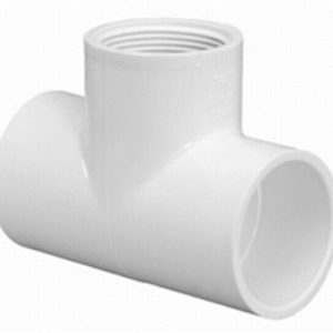 .75" SxS x FIPT PVC TEE SCH40 (LASCO FITTINGS INC - 402-007)