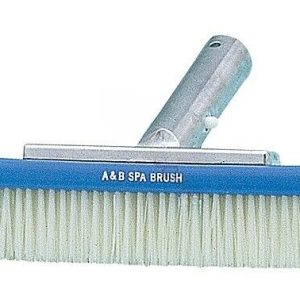 9" WHITE PLASTIC BRISTLE STRAIGHT ALUM WALL BRUSH (A&B -2003)