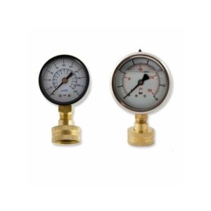 METAL 0-60# 0.25" BACK MOUNT PRESSURE GAUGE (AQUALINE INCORPORATED - PG60BM)