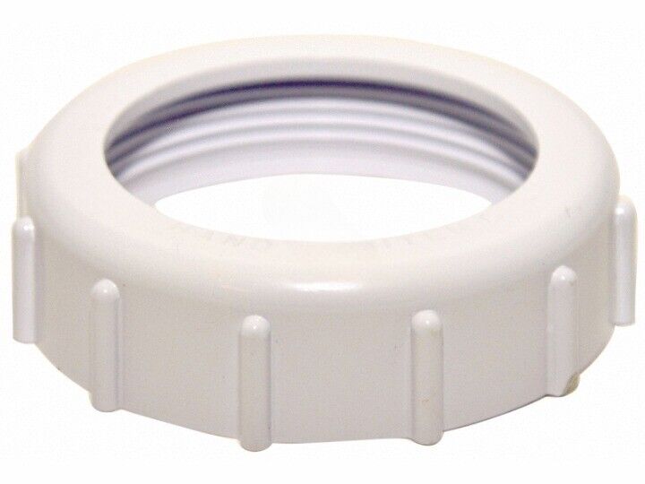 WHITE PVC FILTER / BACKWASH BULKHEAD ADAPTER NUT (PENTAIR - 274407)