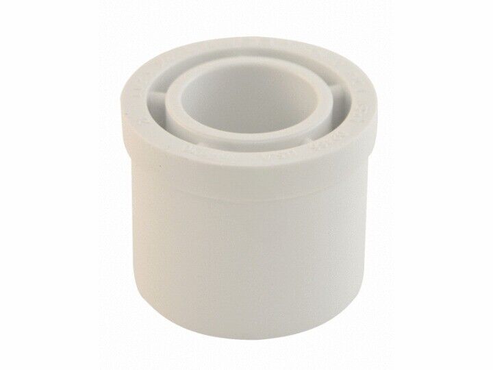 1.5"SPG x .75"S SCH40 PVC REDUCER BUSHING (LASCO FITTINGS- 437-210BC)