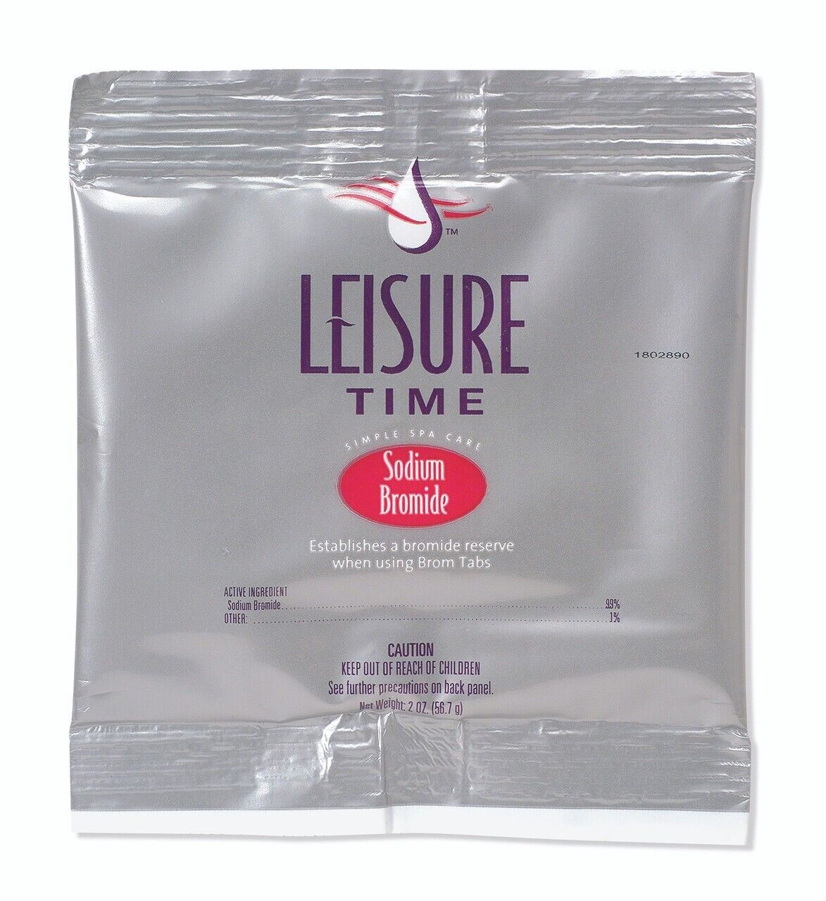 Sodium Bromide - Sanitizer, 2 OZ pouch (Leisure Time - BE)