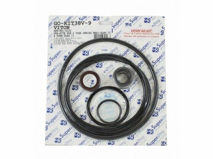 VITON STA-RITE MAX-E-GLAS II PUMP SEAL KIT (SUPER-PRO - GO-KIT38V-9)