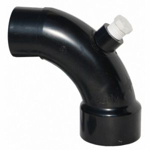 CV/ CL/ JS SERIES SWEEP ELBOW W/ .5" PLUG (ZODIAC POOL SYSTEMS INC - SEFL1002)