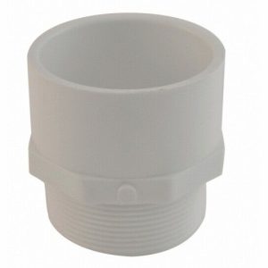2"MPT x S SCH40 PVC MALE ADAPTER (LASCO FITTINGS INC - 436-020BC)