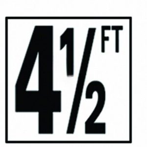 5IN NON-SKID 4 1/2 FT DEPTH MARKER TILE (NPT - DM52-2045)