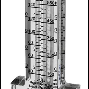 2" PVC 20-120GPM TOP MOUNT FLOWMETER (BLUE WHITE INDUSTRIES - F-30200P)